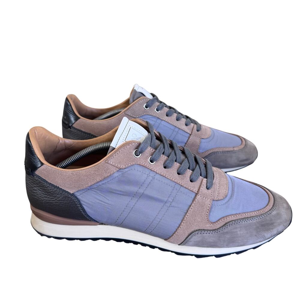 Rubirosa Joan low-top sneakers muted gray/blue nylon leather suede US 13 ITALY
